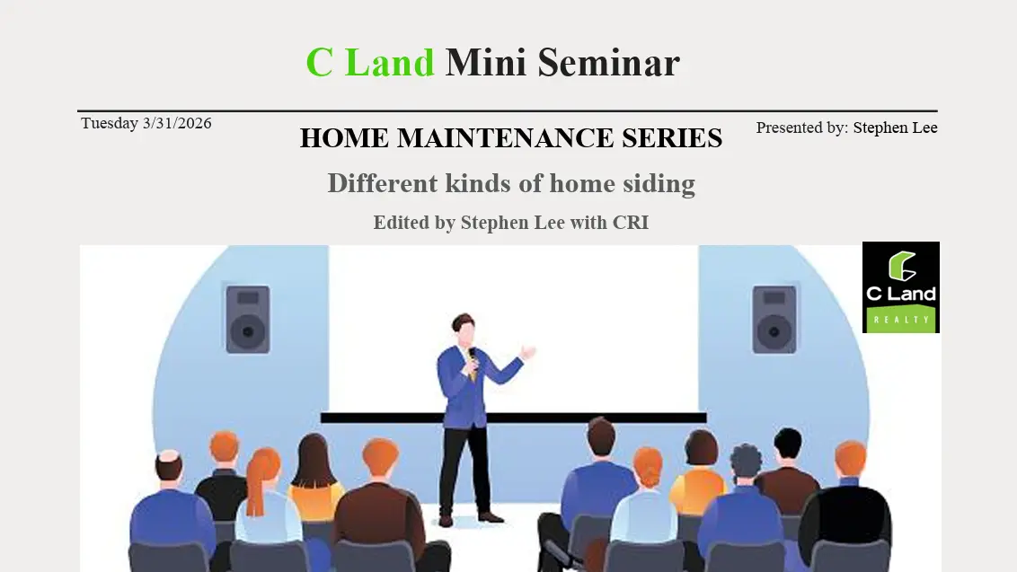 HOUSE MAINTENANCE SERIES_Different kinds of home siding