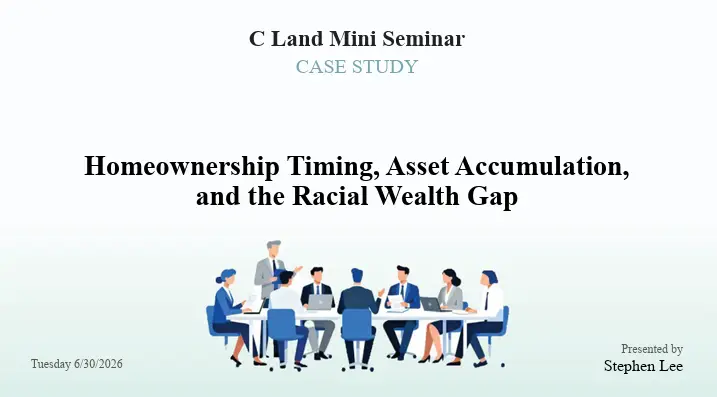 Asset/wealth gap by homeownership.