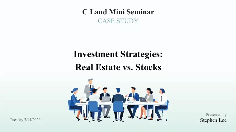 Stock investment Vs Real Estate Investment